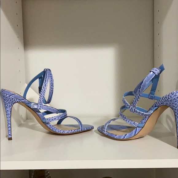 Steve Madden ; Rhonda blue snake heel - Picture 4 of 6